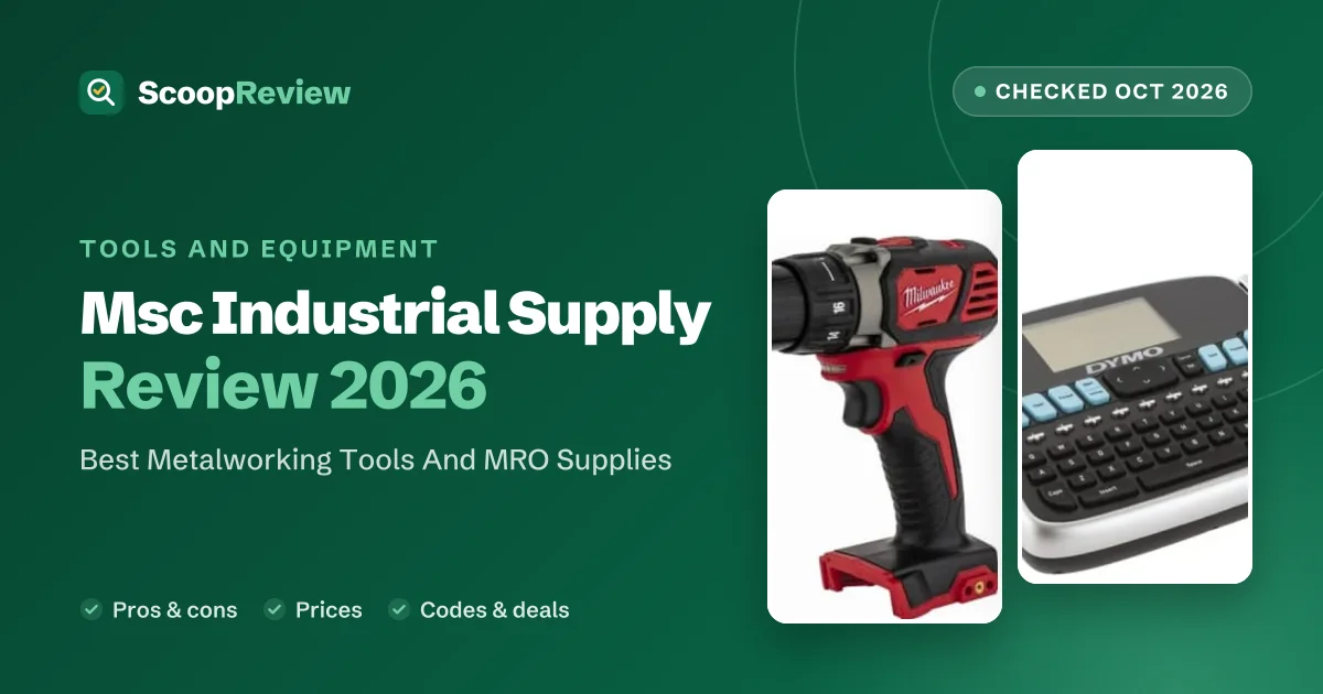 Msc Industrial Supply review 2026