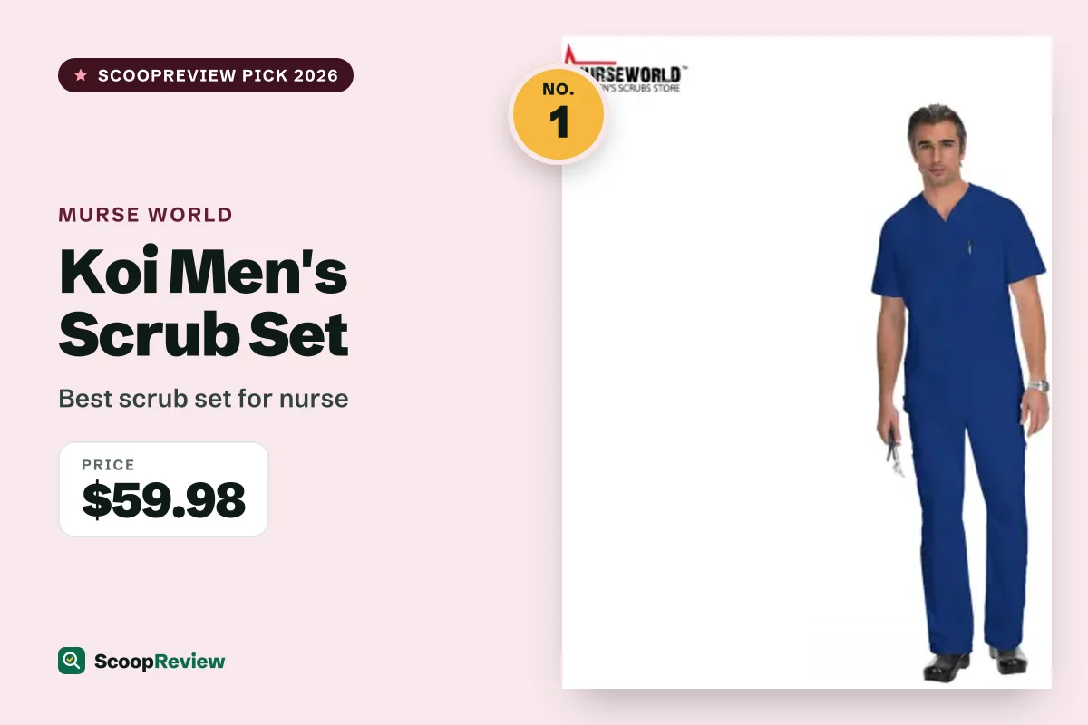 Koi Men's Scrub Set – Best scrub set for nurse