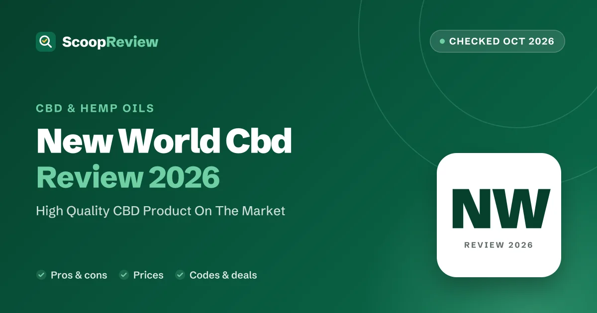 New World Cbd review 2026