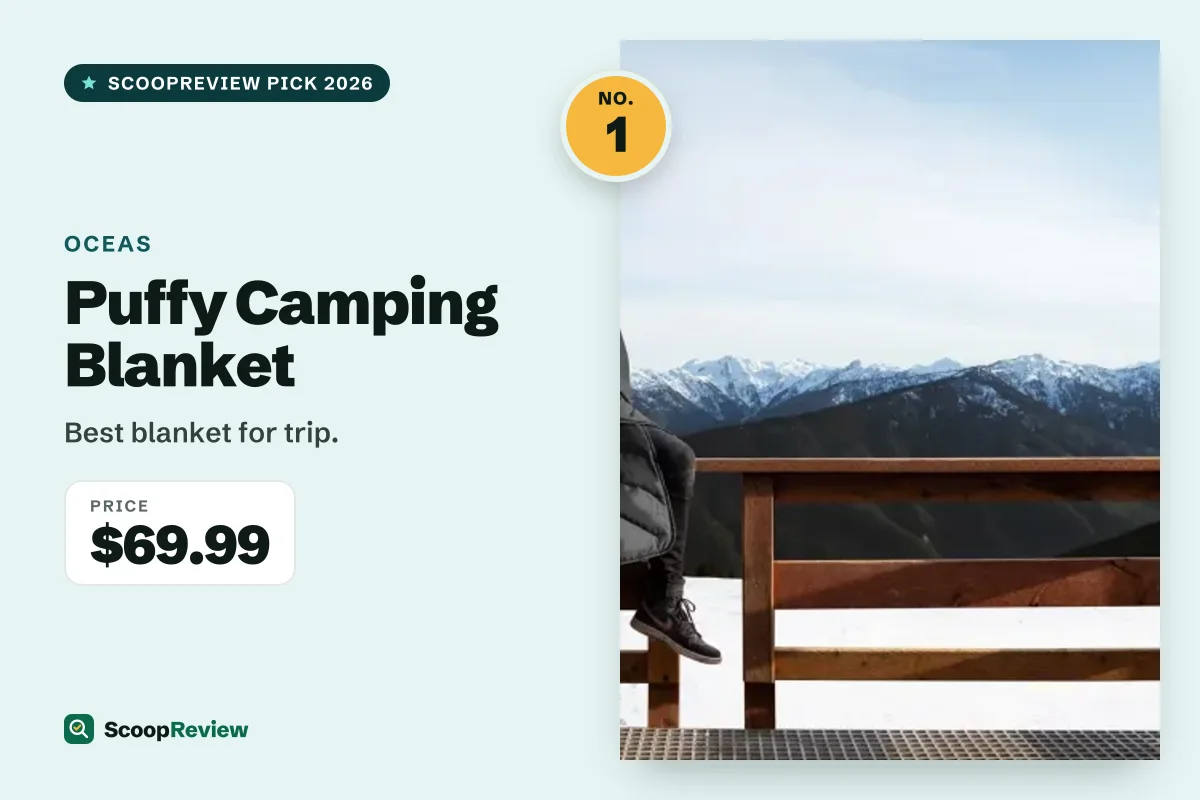 Puffy Camping Blanket – Best blanket for trip.
