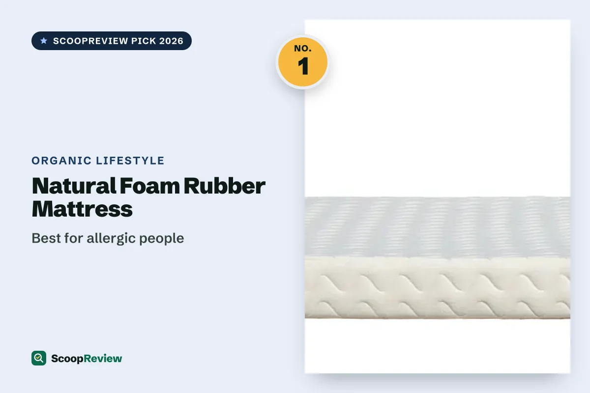 Natural Foam Rubber Mattress – Best for allergic people
