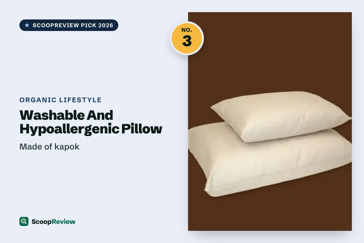 Washable And Hypoallergenic Pillow – Made of kapok