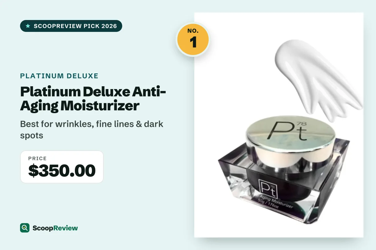 Platinum Deluxe Anti-Aging Moisturizer – Best for wrinkles, fine lines & dark spots