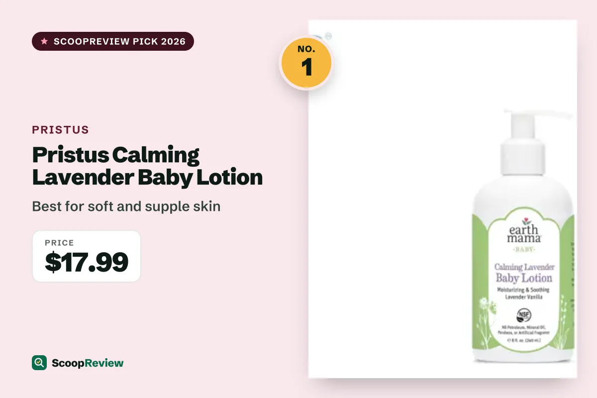 Pristus Calming Lavender Baby Lotion – Best for soft and supple skin