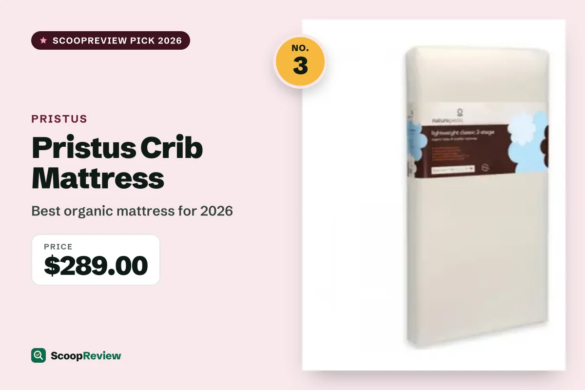 Pristus Crib Mattress – Best organic mattress for 2026