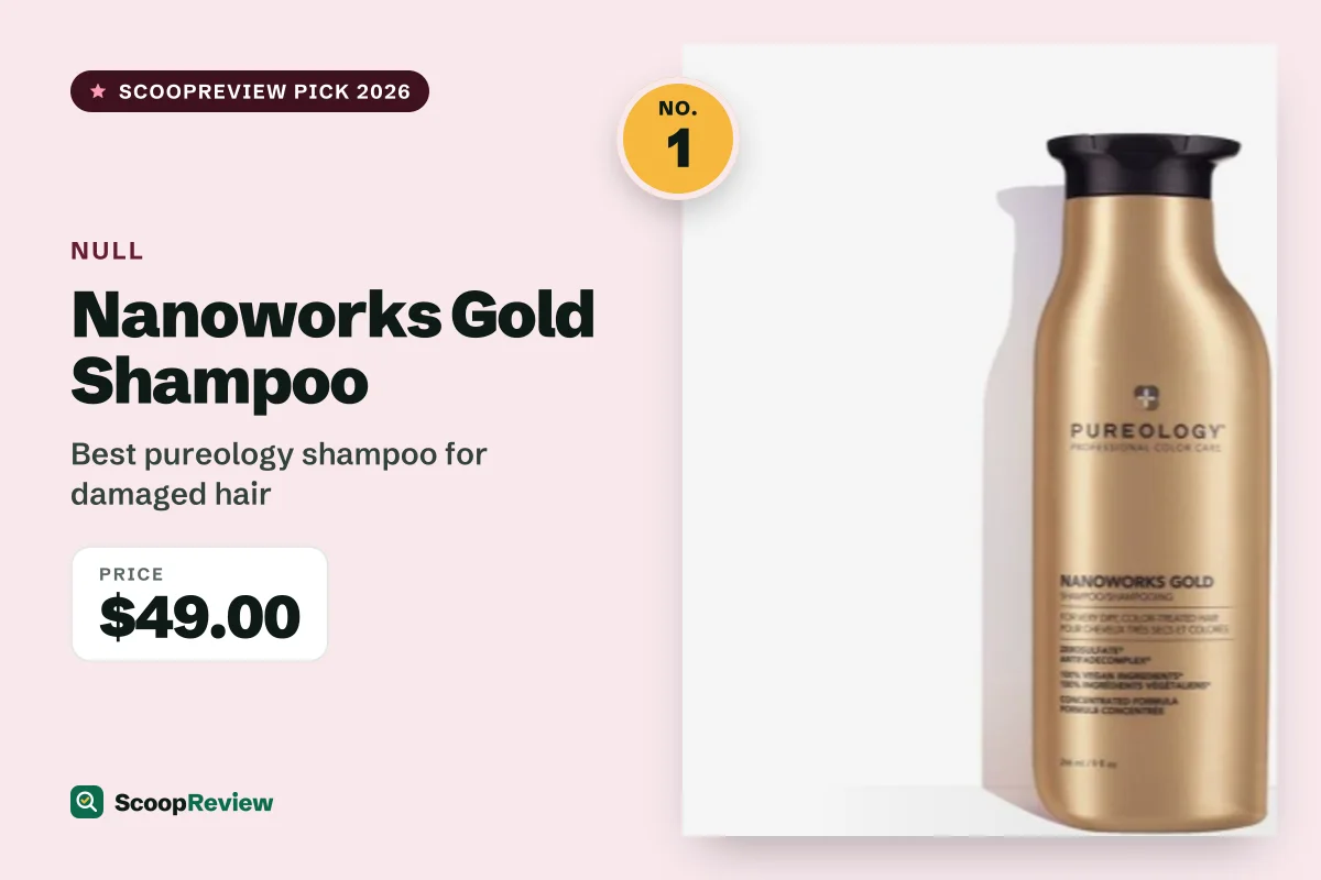Nanoworks Gold Shampoo – Best pureology shampoo for damaged hair