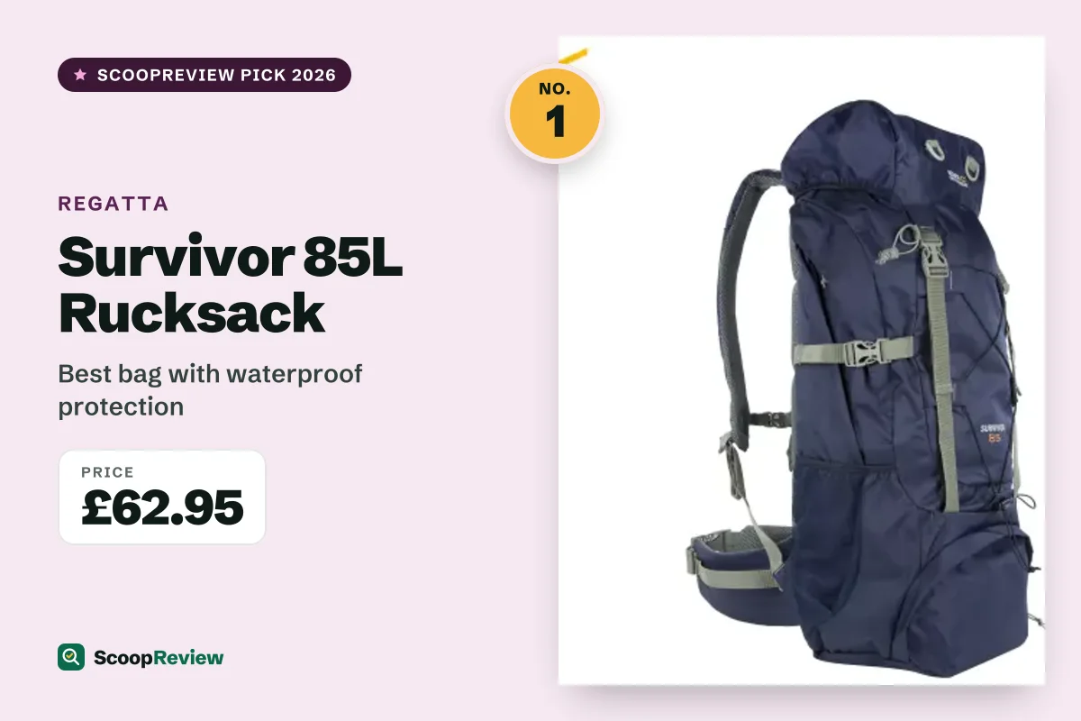 Survivor 85L Rucksack – Best bag with waterproof protection