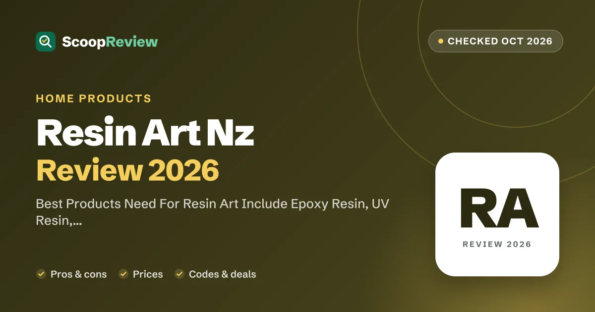 Resin Art Nz review 2026