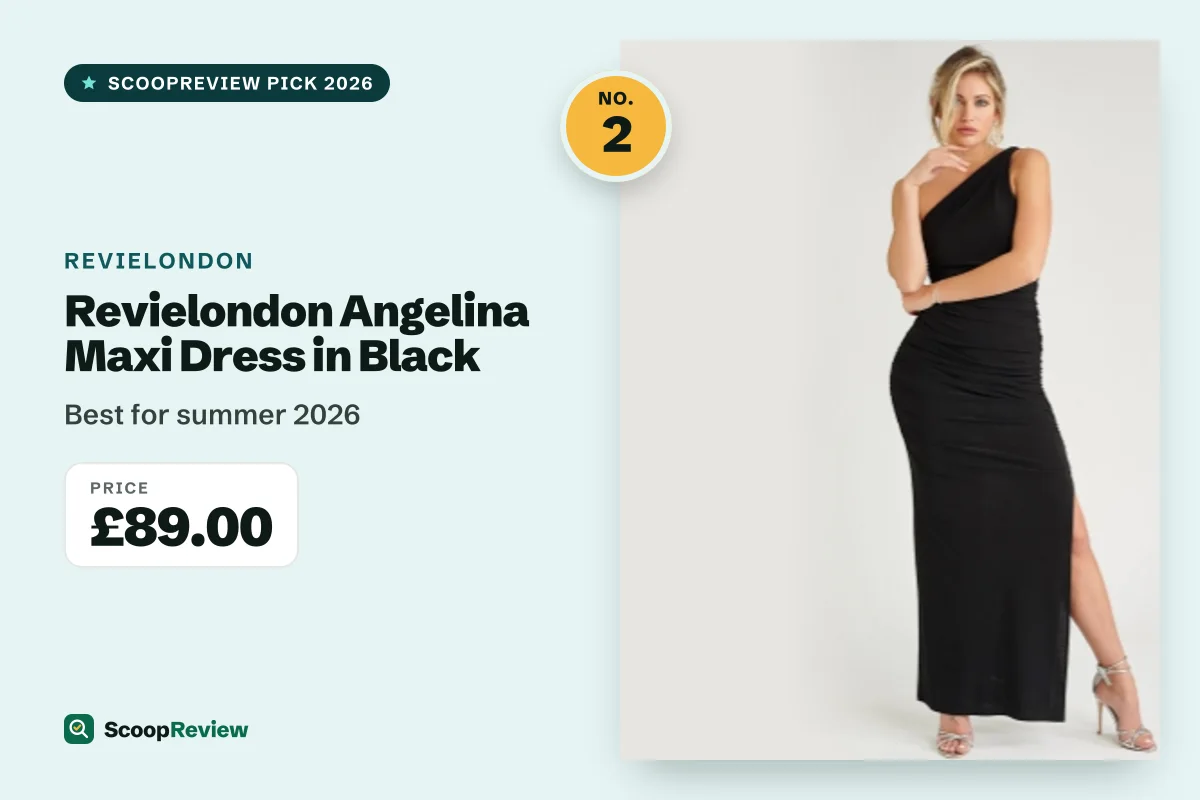 Revielondon Angelina Maxi Dress in Black – Best for summer 2026