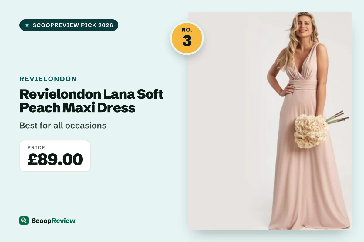 Revielondon Lana Soft Peach Maxi Dress – Best for all occasions