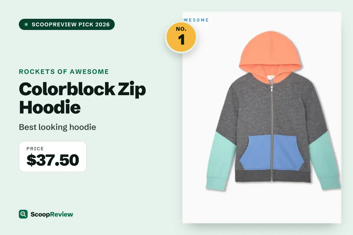 Colorblock Zip Hoodie – Best looking hoodie