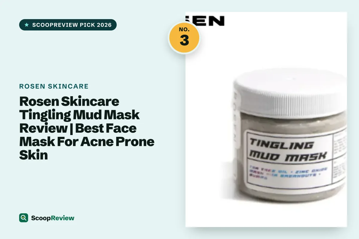Rosen Skincare Tingling Mud Mask Review | Best Face Mask For Acne Prone Skin