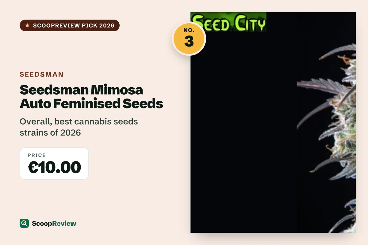 Seedsman Mimosa Auto Feminised Seeds – Overall, best cannabis seeds strains of 2026