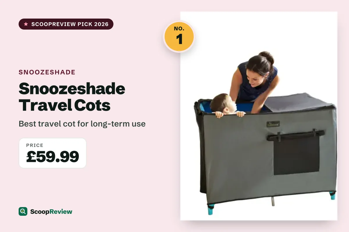 Snoozeshade Travel Cots – Best travel cot for long-term use