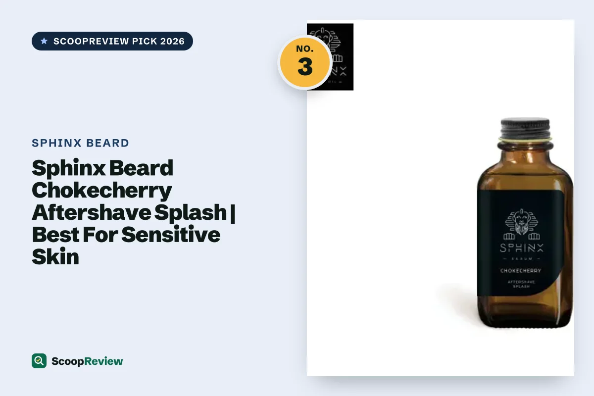 Sphinx Beard Chokecherry Aftershave Splash | Best For Sensitive Skin