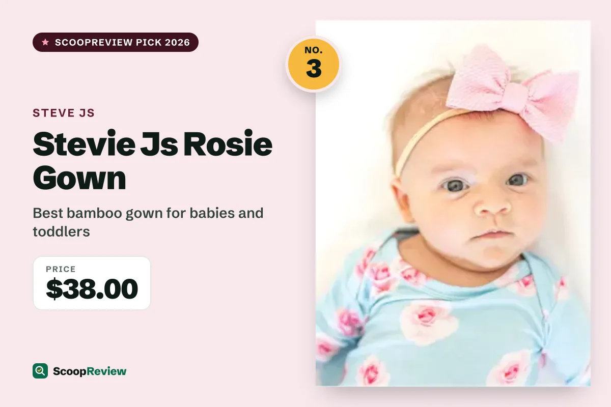 Stevie Js Rosie Gown – Best bamboo gown for babies and toddlers