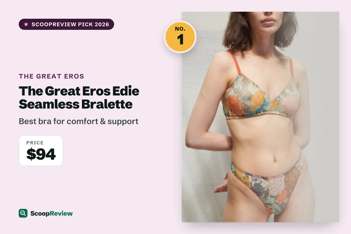 The Great Eros Edie Seamless Bralette – Best bra for comfort & support