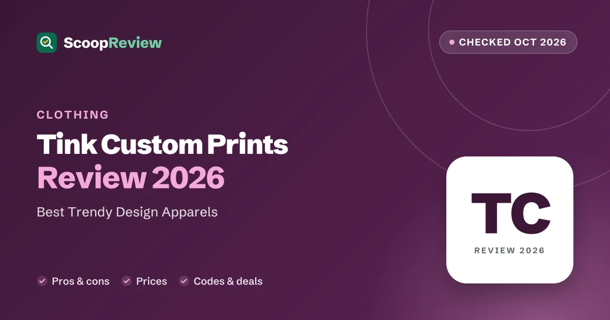 Tink Custom Prints review 2026