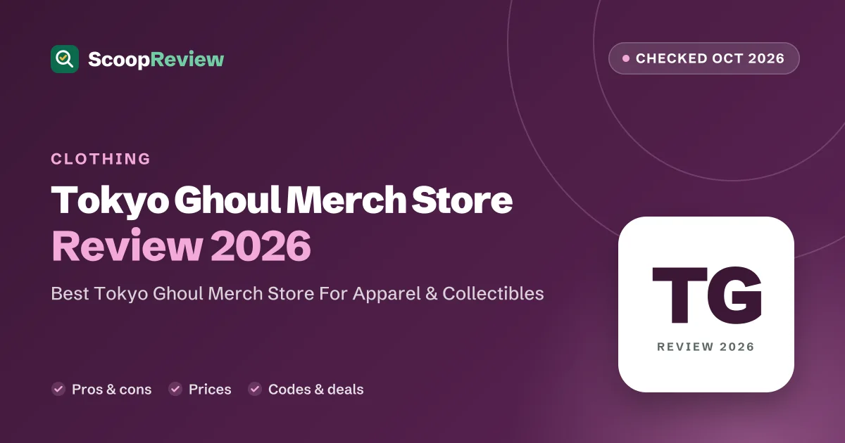 Tokyo Ghoul Merch Store review 2026