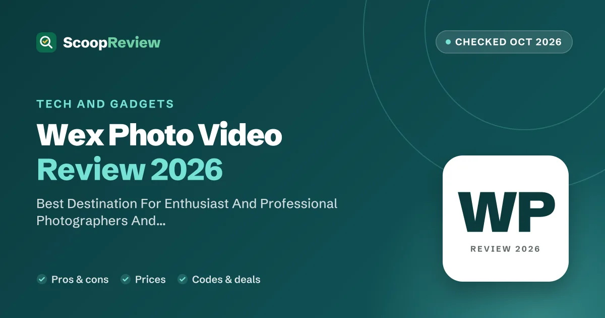 Wex Photo Video review 2026